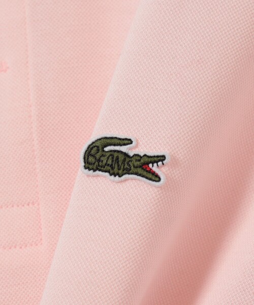BEAMS（ビームス）の「【別注】LACOSTE / ヘビーカノコ ポロシャツ（ポロシャツ・メンズ・サックスブルー/ピンク/ホワイト/ネイビー・4/3/2/1/5）」の16枚目の写真