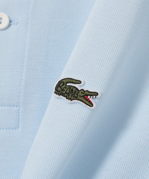 BEAMS（ビームス）の「【別注】LACOSTE / ヘビーカノコ ポロシャツ（ポロシャツ・メンズ・サックスブルー/ピンク/ホワイト/ネイビー・4/3/2/1/5）」の19枚目の写真
