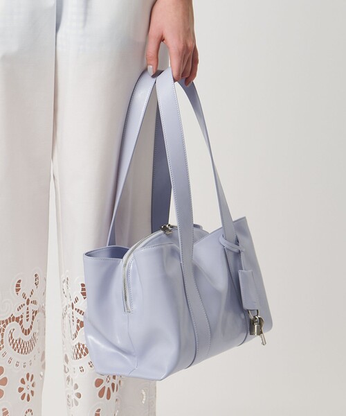OSOI(オソイ)の「<OSOI>SHELL DUFFEL トートバッグ(トートバッグ・レディース・ブラック/オフホワイト/ライトブルー・FREE)」の20枚目の写真