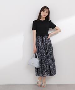 セール】【サイズ展開あり】わき見せティアードキャミワンピ