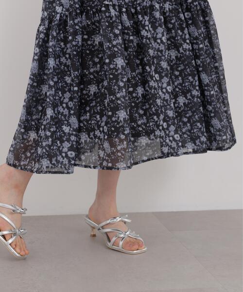 PROPORTION BODY DRESSING(プロポーションボディドレッシング)の「半袖花柄ドッキングニットワンピース / 1216140410(ワンピース・レディース・ネイビー/ブラック・MEDIUM/P/S/SMALL)」の17枚目の写真