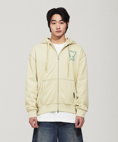 Big Kick Furd zip-up Iro — фуди с крупной молнией и аппликацией