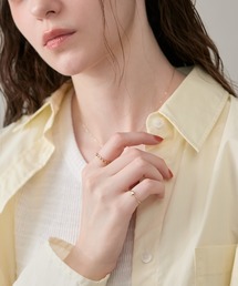 NOJESS | K10クォーツピンキーリング(リング)