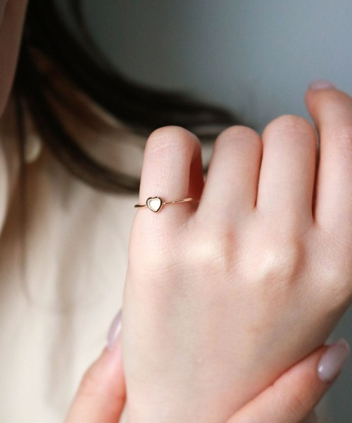 NOJESS（ノジェス）の「K10クォーツピンキーリング（リング・レディース・ゴールド系その他・#3/#5）」の5枚目の写真
