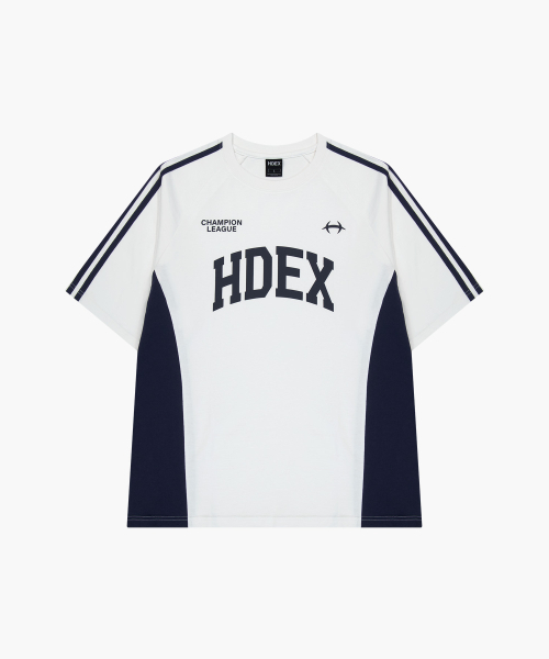 HDEX(エイチデックス)の「サイドカラーブロックショートスリーブ(ホワイト)(Tシャツ/カットソー・メンズ・ホワイト・MEDIUM/LARGE/X-LARGE/2XL)」の3枚目の写真