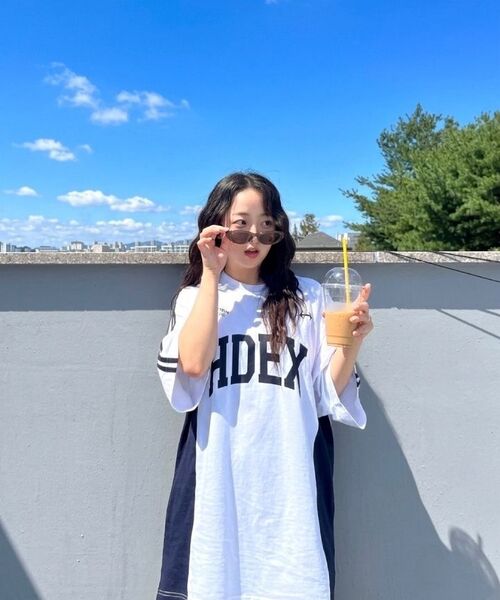 HDEX(エイチデックス)の「サイドカラーブロックショートスリーブ(ホワイト)(Tシャツ/カットソー・メンズ・ホワイト・MEDIUM/LARGE/X-LARGE/2XL)」の2枚目の写真