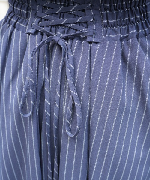 axes femme POETIQUE（アクシーズファムポエティック）の「ビット使フィッシュテールＳＫ（スカート・レディース・サックスブルー/ブラック/ネイビー・MEDIUM）」の10枚目の写真