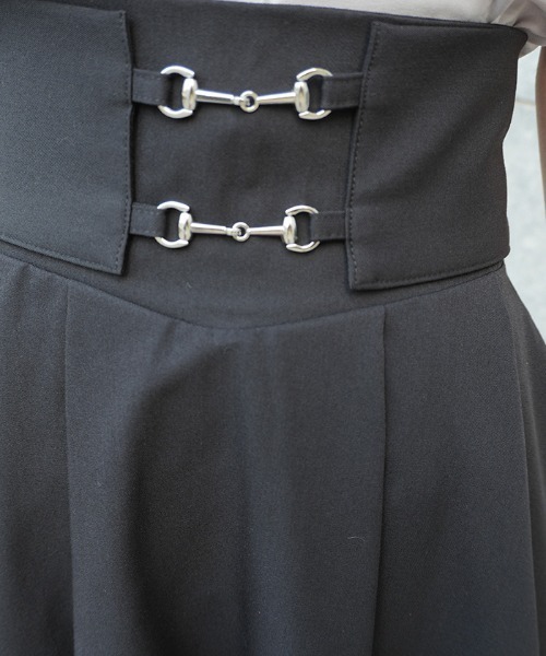 axes femme POETIQUE（アクシーズファムポエティック）の「ビット使フィッシュテールＳＫ（スカート・レディース・サックスブルー/ブラック/ネイビー・MEDIUM）」の12枚目の写真