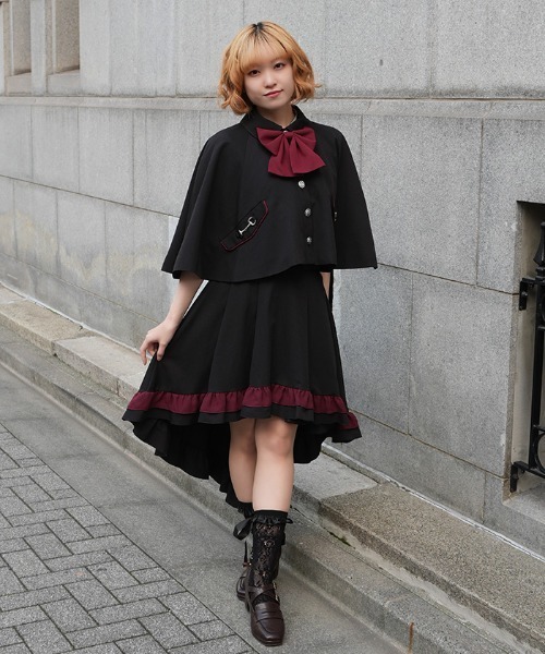 axes femme POETIQUE（アクシーズファムポエティック）の「ビット使フィッシュテールＳＫ（スカート・レディース・サックスブルー/ブラック/ネイビー・MEDIUM）」の15枚目の写真