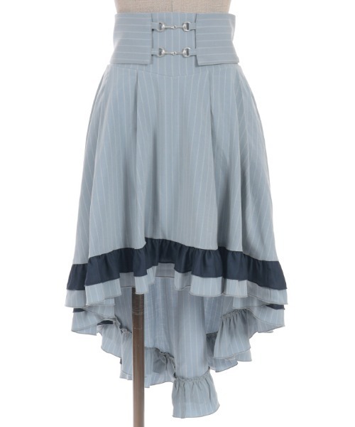 axes femme POETIQUE（アクシーズファムポエティック）の「ビット使フィッシュテールＳＫ（スカート・レディース・サックスブルー/ブラック/ネイビー・MEDIUM）」の17枚目の写真