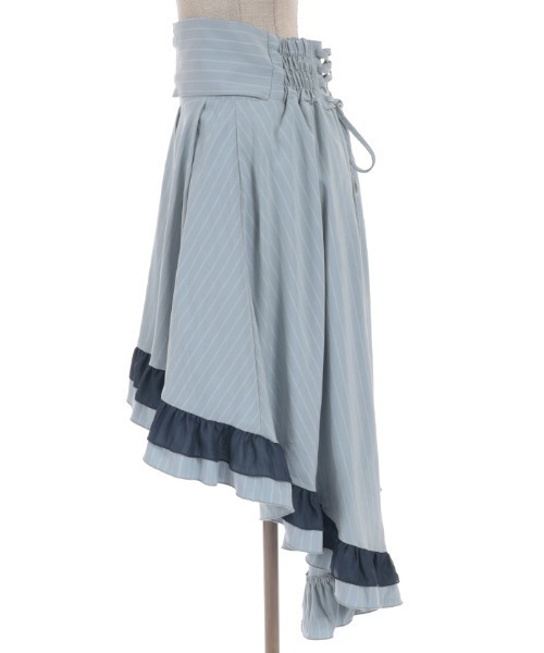 axes femme POETIQUE（アクシーズファムポエティック）の「ビット使フィッシュテールＳＫ（スカート・レディース・サックスブルー/ブラック/ネイビー・MEDIUM）」の18枚目の写真