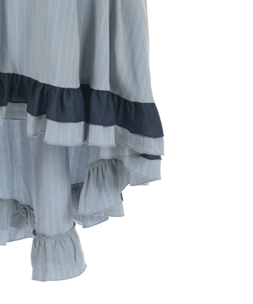 axes femme POETIQUE（アクシーズファムポエティック）の「ビット使フィッシュテールＳＫ（スカート・レディース・サックスブルー/ブラック/ネイビー・MEDIUM）」の21枚目の写真