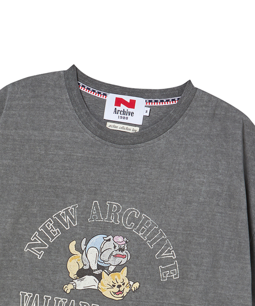 Beyond Closet（-）の「[コレクションライン] ヴィンテージプリントディテールピグメントウォッシング半袖Tシャツグレー（Tシャツ/カットソー・メンズ・その他・MEDIUM/LARGE）」の4枚目の写真