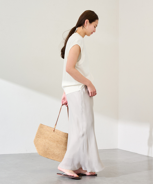 FRAMeWORK（フレームワーク）の「GICIPI/ジチピ BRANZINO（Tシャツ/カットソー・レディース・ブラック/ホワイト/ライトグレー・FREE）」の4枚目の写真