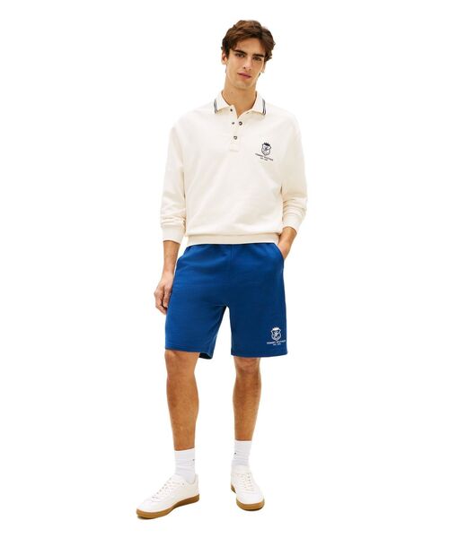 TOMMY HILFIGER(トミーヒルフィガー)の「カントリークラブクレストスウェットショーツ(スウェットパンツ・メンズ・ブルー/ホワイト・LARGE/X-LARGE/SMALL/MEDIUM/X-SMALL)」の5枚目の写真