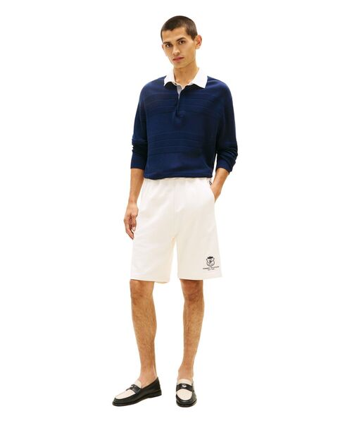 TOMMY HILFIGER(トミーヒルフィガー)の「カントリークラブクレストスウェットショーツ(スウェットパンツ・メンズ・ブルー/ホワイト・LARGE/X-LARGE/SMALL/MEDIUM/X-SMALL)」の9枚目の写真