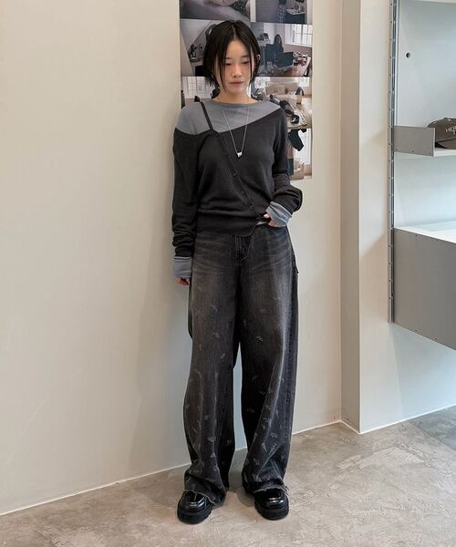 DIAGONAL（ダイアゴナル）の「WOOL BASIC TEE (blue)（Tシャツ/カットソー・レディース・その他・FREE）」の8枚目の写真