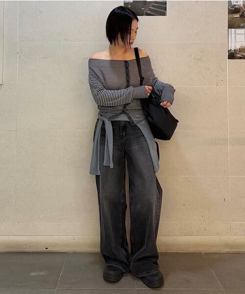 DIAGONAL（ダイアゴナル）の「WOOL BASIC TEE (blue)（Tシャツ/カットソー・レディース・その他・FREE）」の10枚目の写真