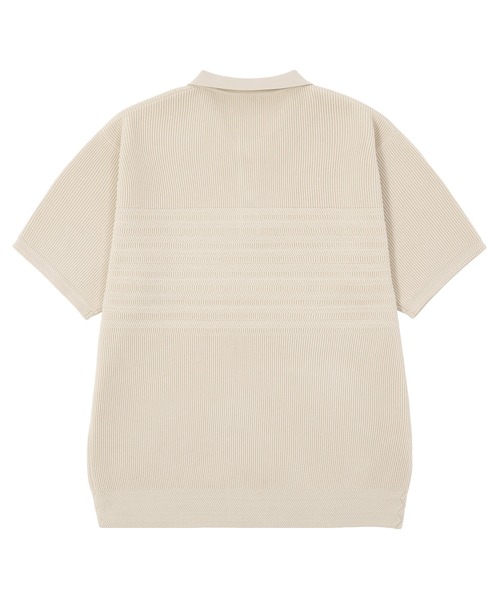 HUF(ハフ)の「MEGABLAST KNIT POLO TOP(ポロシャツ・メンズ・オフホワイト/チャコールグレー/パープル・XL/L/M/S/XXL)」の12枚目の写真