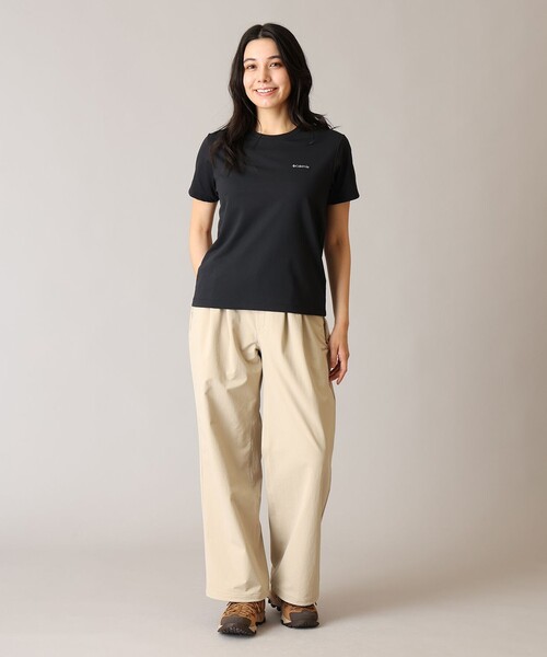 Columbia(コロンビア)の「UVカット Columbia/ ウィメンズ ライトキャニオン ショートスリーブ Tシャツ /コロンビア(Tシャツ/カットソー・レディース・ホワイト/ブラック/パープル・L/S/XL/M)」の6枚目の写真