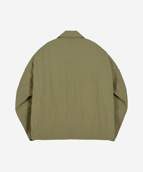 KALAPATTHAR(カラパタール)の「Nylon Taslan Half Zip-Up Anorak Jacket - KHAKI(ナイロンジャケット・メンズ・その他・MEDIUM/LARGE)」の4枚目の写真