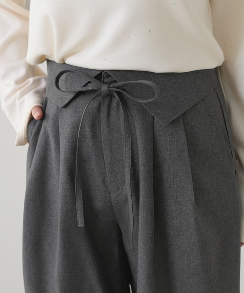 apres jour clair(アプレジュールクレア)の「【apres jour clair】リネンライクラップデザインパンツ(その他パンツ・レディース・チャコールグレー/ブラウン系その他/ベージュ・SMALL/MEDIUM/LARGE)」の20枚目の写真