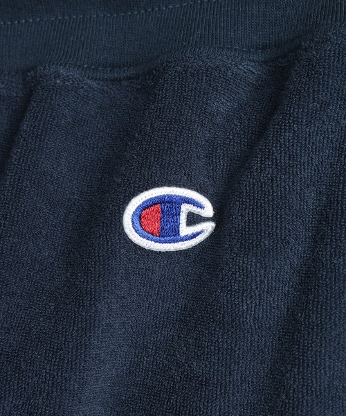 Champion(チャンピオン)の「Champion (チャンピオン) パイル地 ショートパンツ 短パン メンズ レディース ワンポイントロゴ ハーフパンツ C3-X516(スウェットパンツ・メンズ・ネイビー/ブラック/スカイブルー/グレー・M/L/LL)」の11枚目の写真