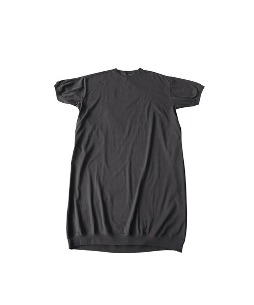 antiqua(アンティカ)の「綿100% 五分袖 コクーン ロングワンピース(ワンピース・レディース・ブラック/ブラウン系その他/ダークグレー/ネイビー・R/TL)」の13枚目の写真