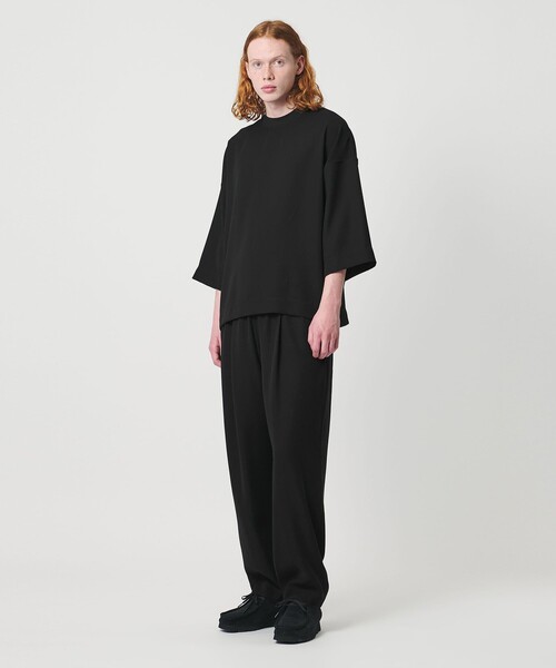 UNITED ARROWS & SONS by DAISUKE OBANA(ユナイテッドアローズアンドサンズバイダイスケオバナ)の「<D.O UNITED ARROWS BY DAISUKE OBANA>Ⅱ+ SETIN 3/4SL CREW TEE 26SS/Tシャツ(Tシャツ/カットソー・メンズ・ブラック・M/S/XL/L)」の3枚目の写真