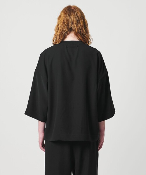 UNITED ARROWS & SONS by DAISUKE OBANA(ユナイテッドアローズアンドサンズバイダイスケオバナ)の「<D.O UNITED ARROWS BY DAISUKE OBANA>Ⅱ+ SETIN 3/4SL CREW TEE 26SS/Tシャツ(Tシャツ/カットソー・メンズ・ブラック・M/S/XL/L)」の6枚目の写真