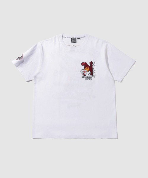 Norton(ノートン)の「【Norton/ノートン】 キャラクター バック刺繍 クルーネック 半袖Tシャツ(Tシャツ/カットソー・メンズ・ブラック/ホワイト・M/L/XL)」の4枚目の写真