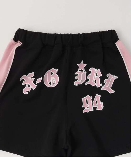 X-girl Stages（エックスガールステージス）の「サイド切替ロゴプリント　ショートパンツ（その他パンツ・キッズ・ブラック/ラベンダー・140cm/130cm/120cm/110cm/90cm/100cm）」の15枚目の写真