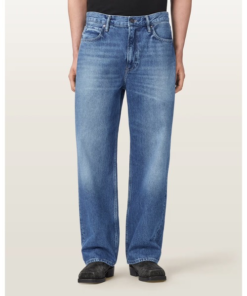 ALLSAINTS(オールセインツ)の「MULLEN STRAIGHT LEG LOOSE DENIM JEANS | MULLEN ストレート レッグ ルーズ デニム ジーンズ(デニムパンツ・メンズ・インディゴブルー・28/30/31/30/32/30/33/30/30/30)」の9枚目の写真