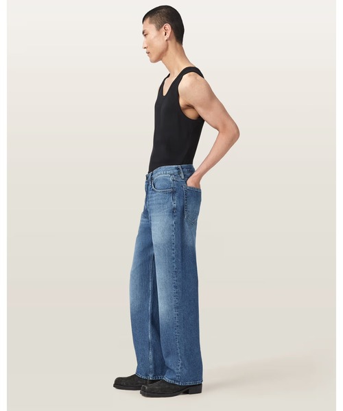 ALLSAINTS(オールセインツ)の「MULLEN STRAIGHT LEG LOOSE DENIM JEANS | MULLEN ストレート レッグ ルーズ デニム ジーンズ(デニムパンツ・メンズ・インディゴブルー・28/30/31/30/32/30/33/30/30/30)」の10枚目の写真