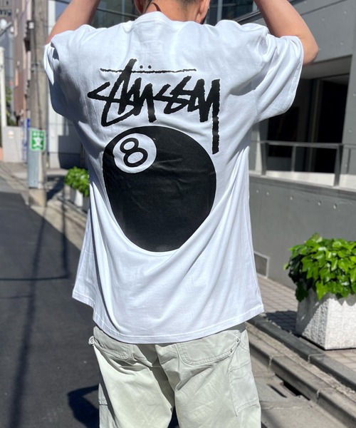 セール】【STUSSY】ステューシー 8BALL HALF T-SHIRTS ロゴ 半袖 T
