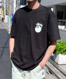 【STUSSY】ステューシー 8BALL HALF T-SHIRTS ロゴ 半袖 Tシャツ