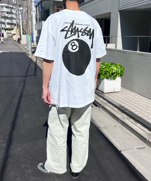 STUSSY(ステューシー)の「【STUSSY】ステューシー 8BALL HALF T-SHIRTS ロゴ 半袖 Tシャツ(Tシャツ/カットソー・メンズ・ブラック/ホワイト・M/L/XL)」の7枚目の写真