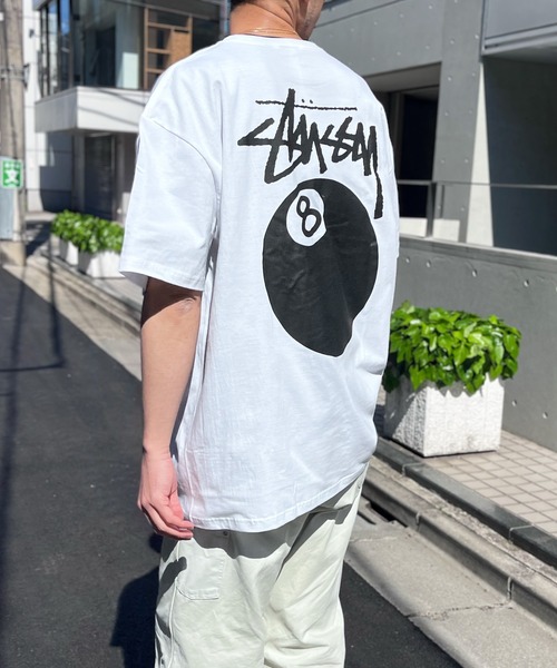 STUSSY(ステューシー)の「【STUSSY】ステューシー 8BALL HALF T-SHIRTS ロゴ 半袖 Tシャツ(Tシャツ/カットソー・メンズ・ブラック/ホワイト・M/L/XL)」の5枚目の写真