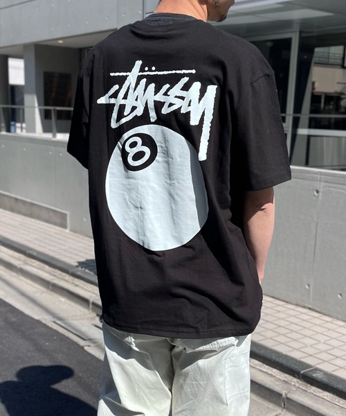 STUSSY】ステューシー 8BALL HALF T-SHIRTS ロゴ 半袖 Tシャツ（T