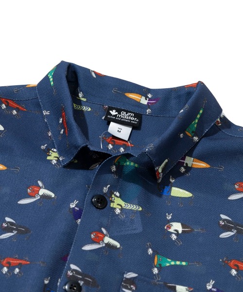 gym master(ジムマスター)の「gym master/ジムマスター ハッピーペイント メッシュ L/S シャツ(シャツ/ブラウス・メンズ・ブルー/ホワイト・X-LARGE/LARGE/MEDIUM)」の11枚目の写真
