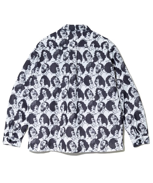 gym master(ジムマスター)の「gym master/ジムマスター ハッピーペイント メッシュ L/S シャツ(シャツ/ブラウス・メンズ・ブルー/ホワイト・X-LARGE/LARGE/MEDIUM)」の9枚目の写真