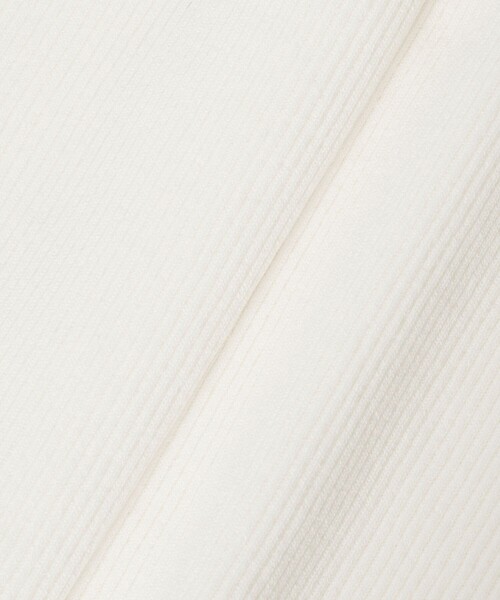 ANAYI（アナイ）の「オフショルダーリブ プルオーバー（ニット/セーター・レディース・ホワイト/ネイビー/ホワイト系その他/レッド・36/38）」の7枚目の写真