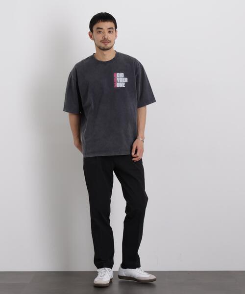 ナノユニバース カットソー NANO universe（ナノ・ユニバース） tシャツ シャーリングデザイン