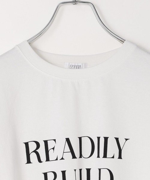 LOWRYS FARM(ローリーズファーム)の「スソレースロゴTEE 771114(Tシャツ/カットソー・レディース・グレー/ブラック/ホワイト・FREE)」の6枚目の写真