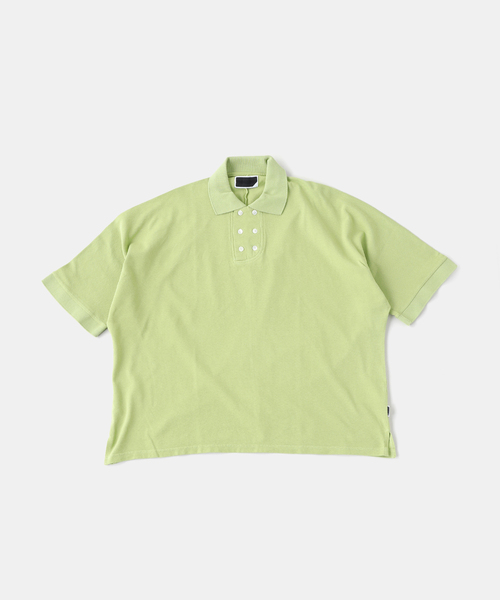 PHINGERIN(フィンガリン)の「PHINGERIN / フィンガリン DOUBLE ポロシャツ(ポロシャツ・メンズ・ダークグリーン/ブラウン・MEDIUM/LARGE)」の2枚目の写真