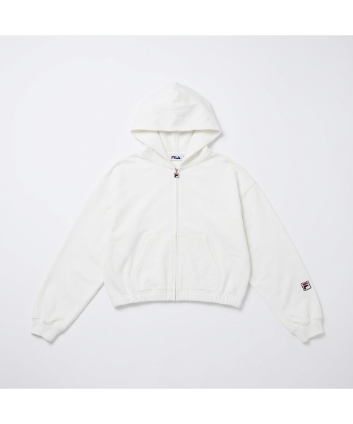FILA（フィラ）の「ZIP HOODIE（スウェット・レディース・グレー/ホワイト/ブラック・FREE）」の4枚目の写真