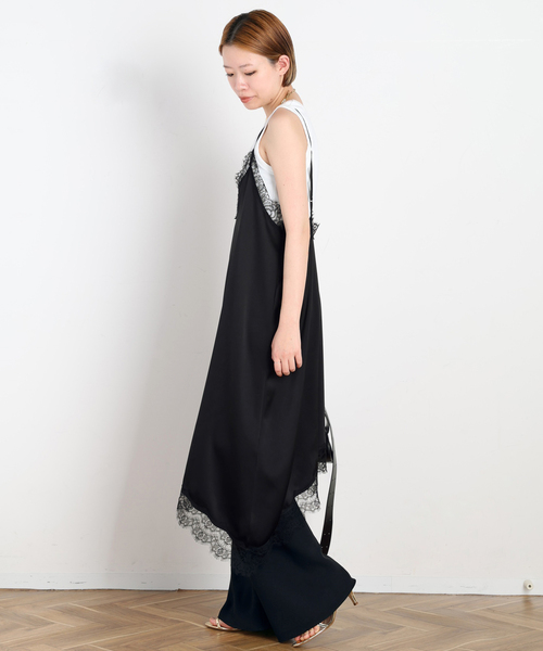 AP STUDIO（エーピーストゥディオ）の「追加エラスティックパンツ（スラックス・レディース・ブラック/アイボリー・34/38/36）」の7枚目の写真