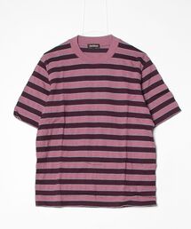 Paul Stuart（ポールスチュアート）の「ボーダー柄半袖Tシャツ（Tシャツ/カットソー）」