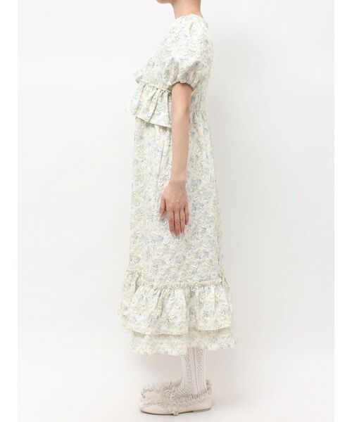 merry jenny（メリージェニー）の「jacquard tieredワンピース（ワンピース・レディース・ブルー/イエロー/アイボリー・FREE）」の22枚目の写真