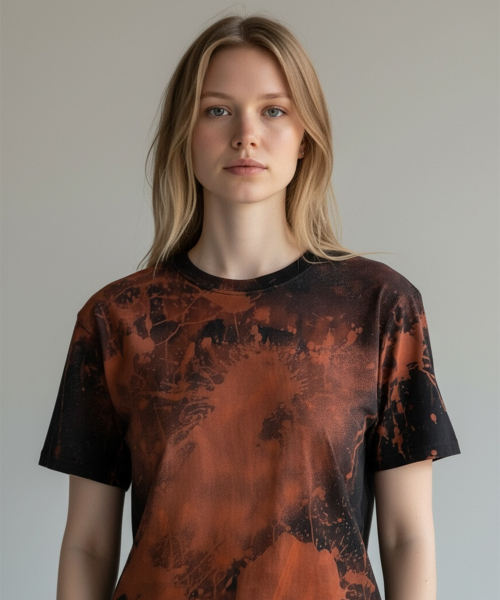 BORN SLIPPY(ボーンスリッピー)の「Addicted Splash Washed Tee (Midnight Blueberry)(Tシャツ/カットソー・レディース・その他・FREE)」の3枚目の写真